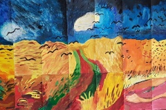 Gogh-Havrani-nad-obilným-polem-parafráze-společná-práce-7.C